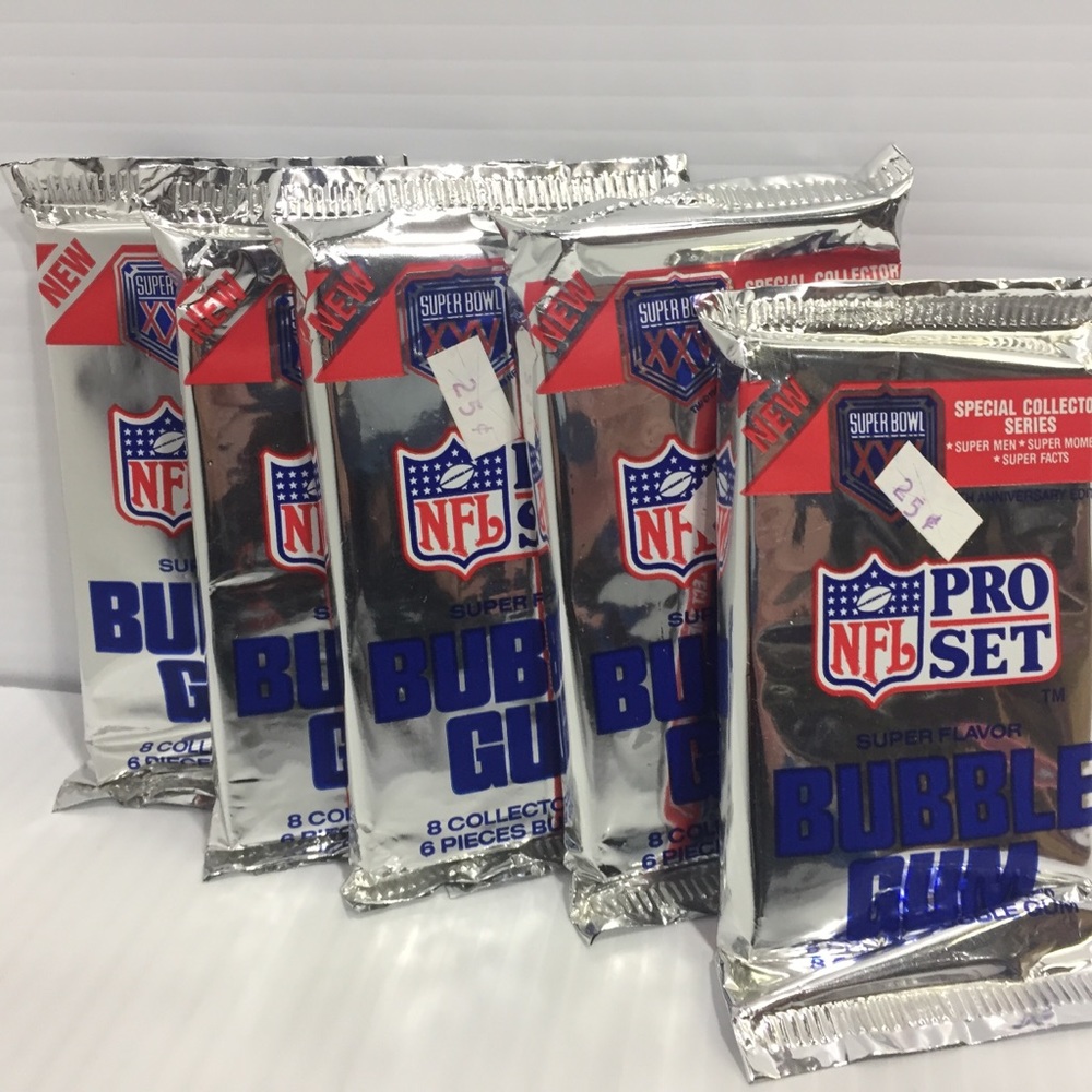 ProSet NFL 1990 5-Pack Unopened. - Picture 2 of 6